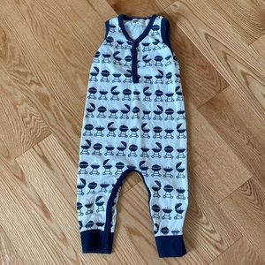 Monica & Andy | grill print one piece tank and pantsuit